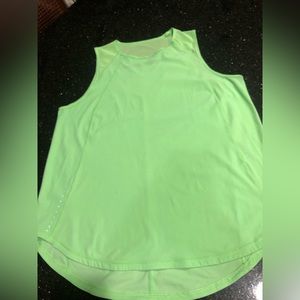 Lululemon Lime Green Tank Top Sz 12
